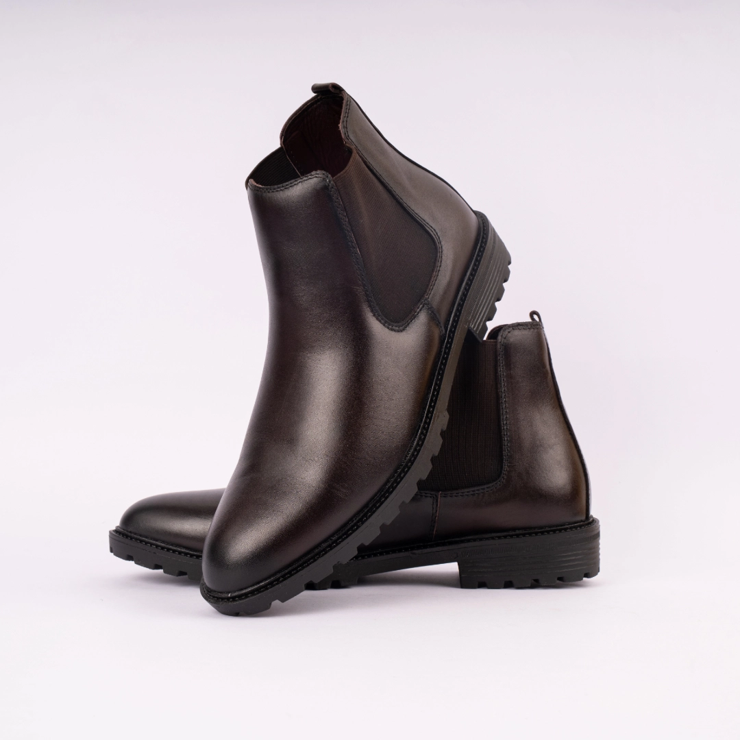Reno Leather Boots-Chocolate-RB5017